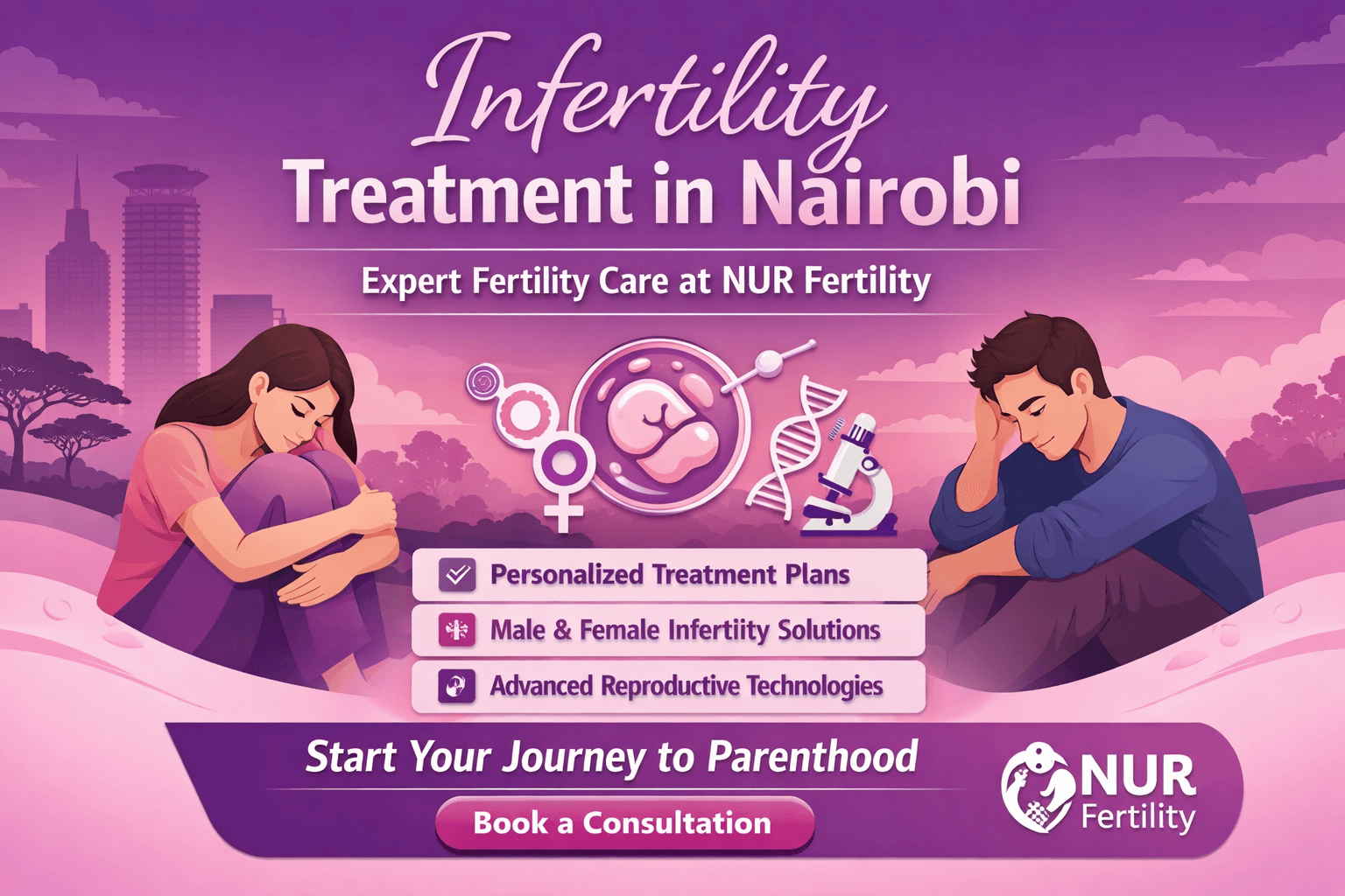 Infertility Treatment in Nairobi – Expert Fertility Care at NUR Fertility