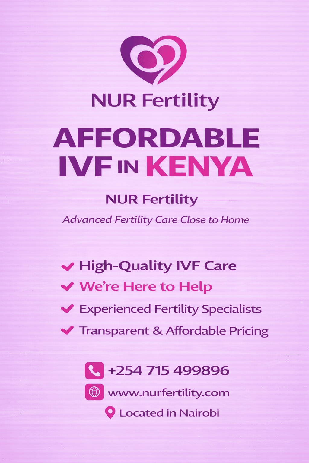How Much Does IVF Cost in Kenya? Full Price Guide